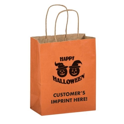 Halloween Stock Design Matte Orange Shopper • Pumpkins - Customized (8