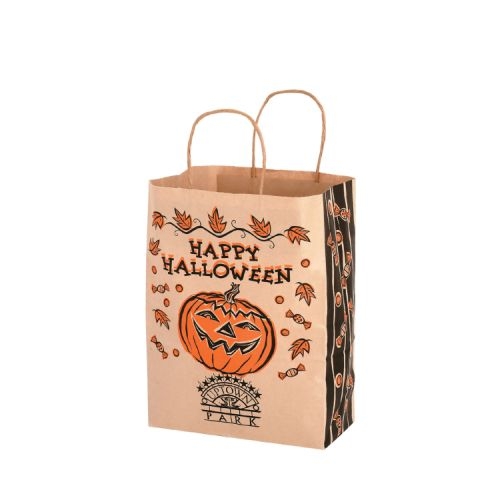 Halloween Stock Design Natural Kraft Shopper Bag