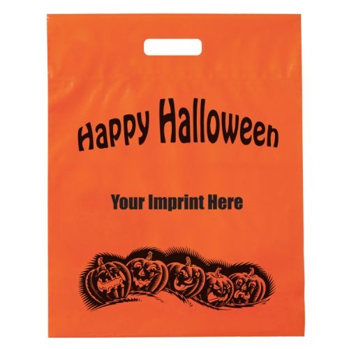 Frosted Die Cut Plastic Bag (12
