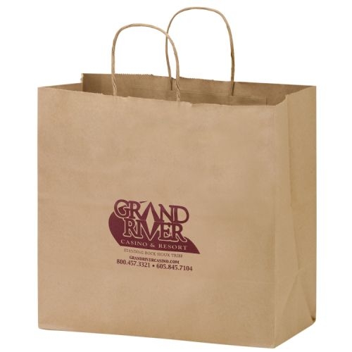 Natural Kraft Paper Carry-Out Bag (13