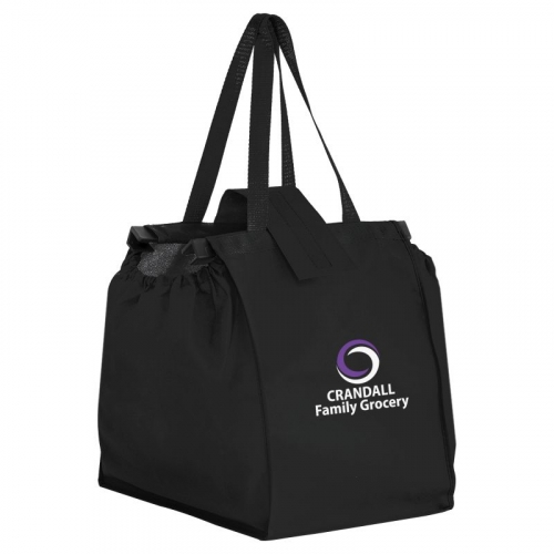 Non-Woven Grocery Cart Bag – With Cart Clamps (14