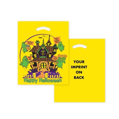 13Y1215 - Stock Design Halloween Bag - Yellow - Flexo Ink
