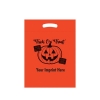 Halloween Stock Design Orange Die Cut Bag • Trick or Treat