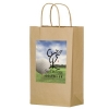 Natural Kraft Paper Shopper Tote Bag w/ Full Color (10