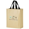 Non-Woven Hybrid Tote with Paper Exterior (9 1/4