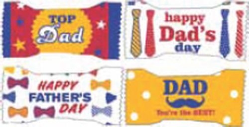 Stock Packaging - Father's Day - 4 Assorted Wrappers