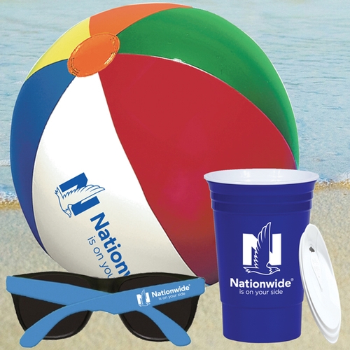 Party Ball Sun Kit - Cup, Beach Ball & Sunglasses 