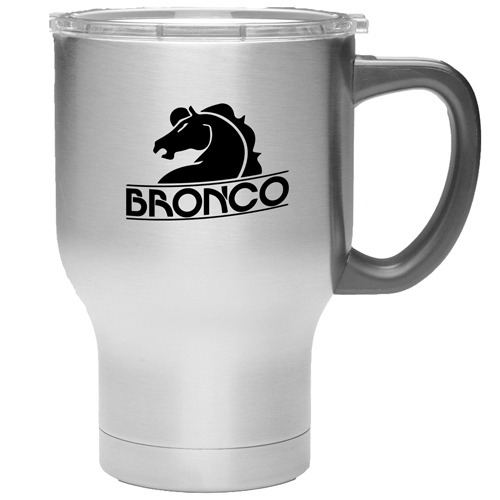Bronco Travel Mug - Double walled Stainless 
