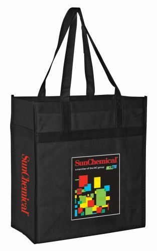 EnduraChrome™ Non-Woven Market Tote Bag w/Reinforced Band