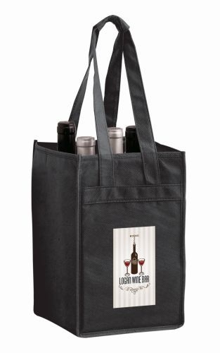 EnduraChrome™ 4 Bottle Wine Tote Bag