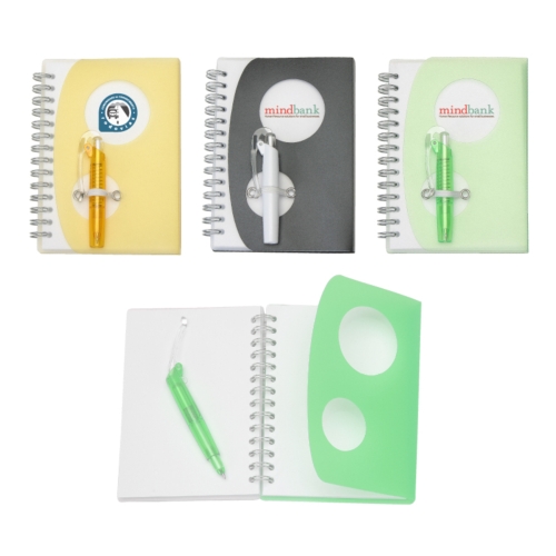 Clearance Item! Soft Case Notepad w/Matching Flip Pen Set