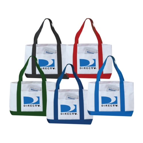 600D Polyester 2 Tone Tote Bag
