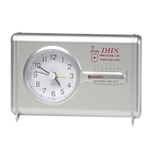 Clearance Item! Quartz Desk Clock w/Thermometer