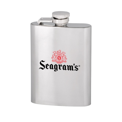 Clearance Item! 4 oz. Slim Stainless Steel Hip Flask