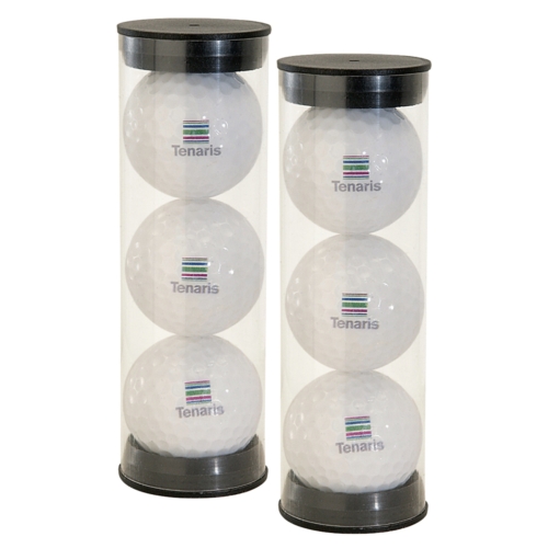 Triple Golf Ball Pack w/ 4 Color Process (VERSAprint™) Imprint