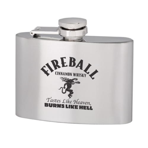 Clearance Item! 4 oz. Shorty Stainless Steel Hip Flask