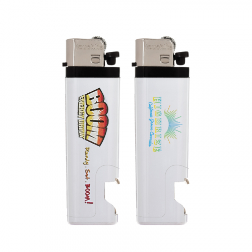 Standard Bottle Opener Lighter w/ 4 Color Process (VERSAprint™) Imprint