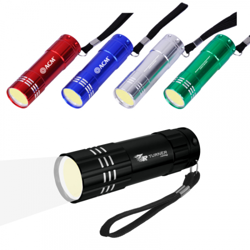 Spectre COB LED Aluminum Flashlight w/Strap