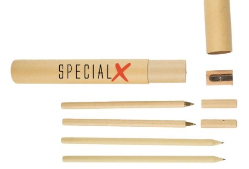 The Fiji Paper Tube Pen & Pencil Set