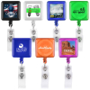 Square Shaped Retractable Badge Holder