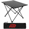 Black Folding 22x16in. Lightweight Camping Table