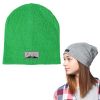 Solid Color Embroidered Acrylic Beanie