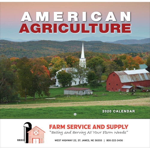 2020 American Agriculture Wall Calendar - Stapled