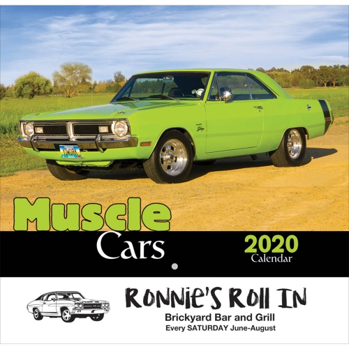 2020 Muscle Cars Wall Calendar - Stapled