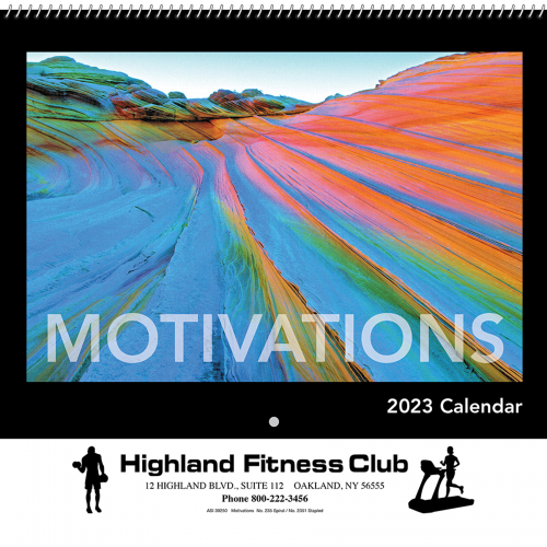 Motivations Wall Calendar - Spiral - 2023