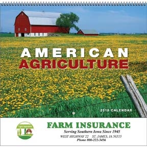 American Agriculture Wall Calendar - Spiral