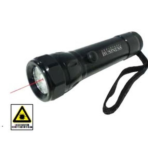 6 LED Flashlight with Laser Beam