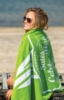 Custom Jacquard Terry Velour Beach Towel