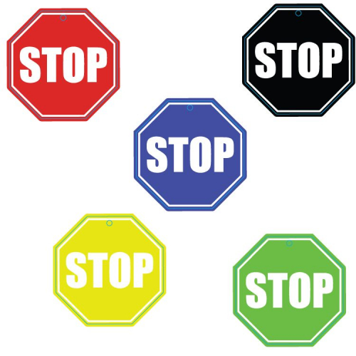 Stop Sign Shape Custom Air Fresheners - Top 10 Scents