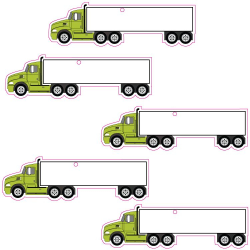 Truck Shape Custom Air Fresheners - Top 10 Scents