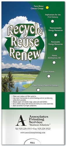 Recycle, Reuse, Renew Pocket Slider
