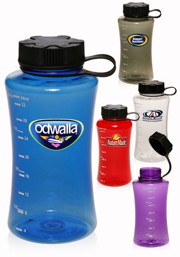 34 oz Plastic Sports Bottle