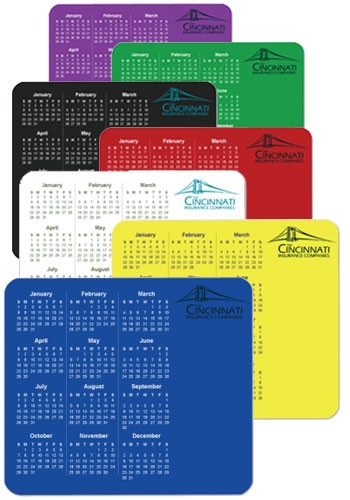 Customized Vertical Calendar Mouse Pad