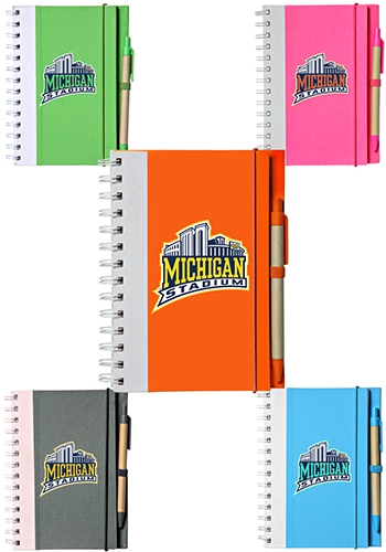 Recyclable Bright Eco Notebook - 5.5
