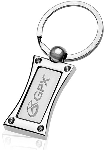 Single Latch Metal Keychain