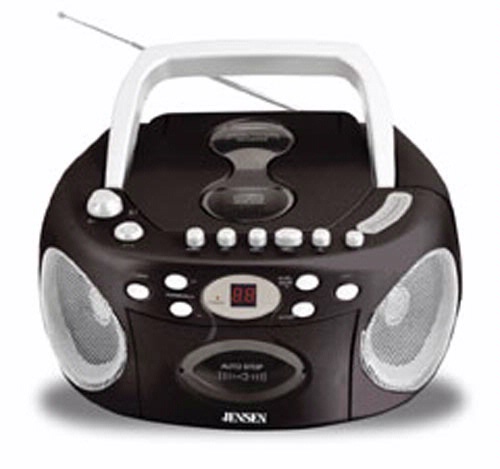 Portable Stereo CD Cassette Recorder w/ AM/FM Radio