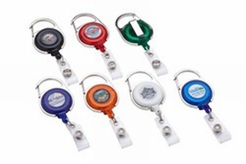Metal Retractable Badge Holder with Full Color Imprint