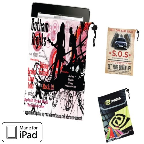 Microfiber Pouch - iPad / Tablet Pouch - 2 Sided