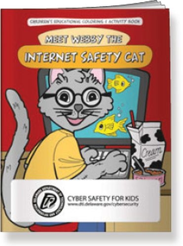 Coloring Book - Meet Webby The Internet Safety Cat
