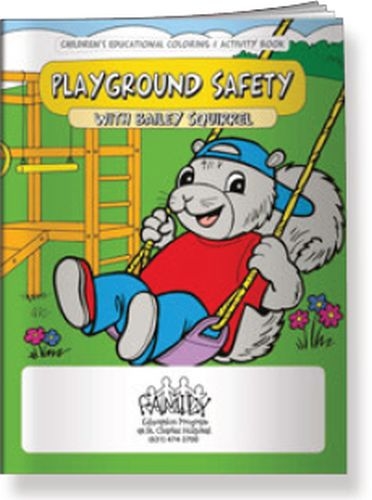 Coloring Book - Playground Safety with Bailey Squirrel