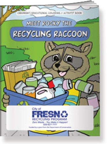 Coloring Book - Meet Rocky the Recycling Raccoon