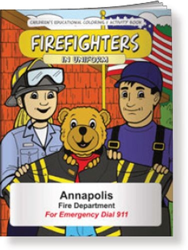 Coloring Book - Firefighters in Uniform