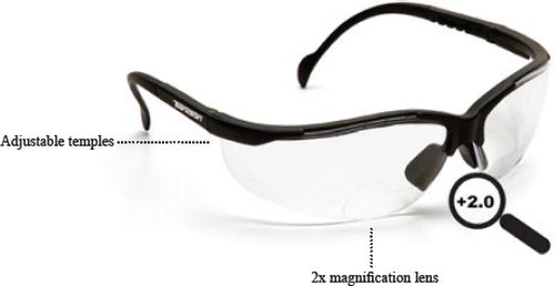 Venture II Readers Safety Glass