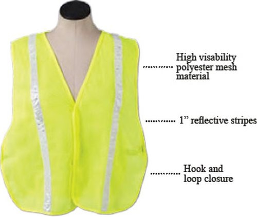 Safety Vest with Reflective Stripes
