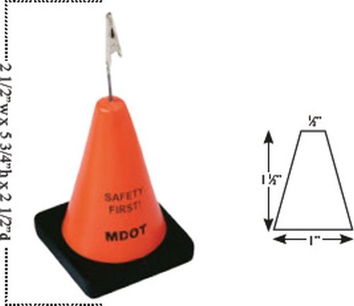 Construction Cone Stress Reliever/Memo Holder