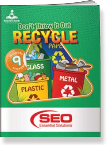 Activity Book w/ Fun Stickers - Don’t Throw it Out, Recycle